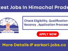 Govt Jobs in Himachal Pradesh