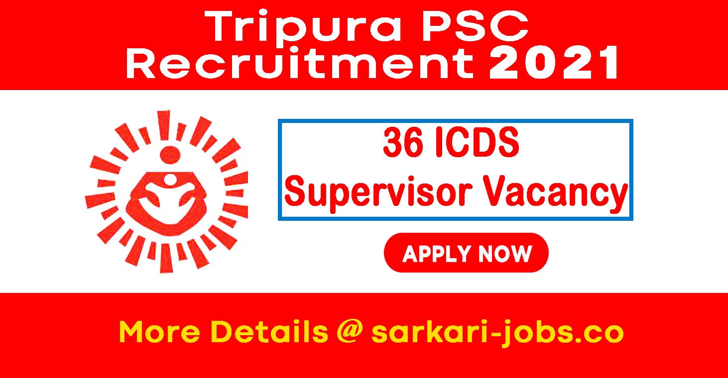 Tripura PSC Recruitment 2021